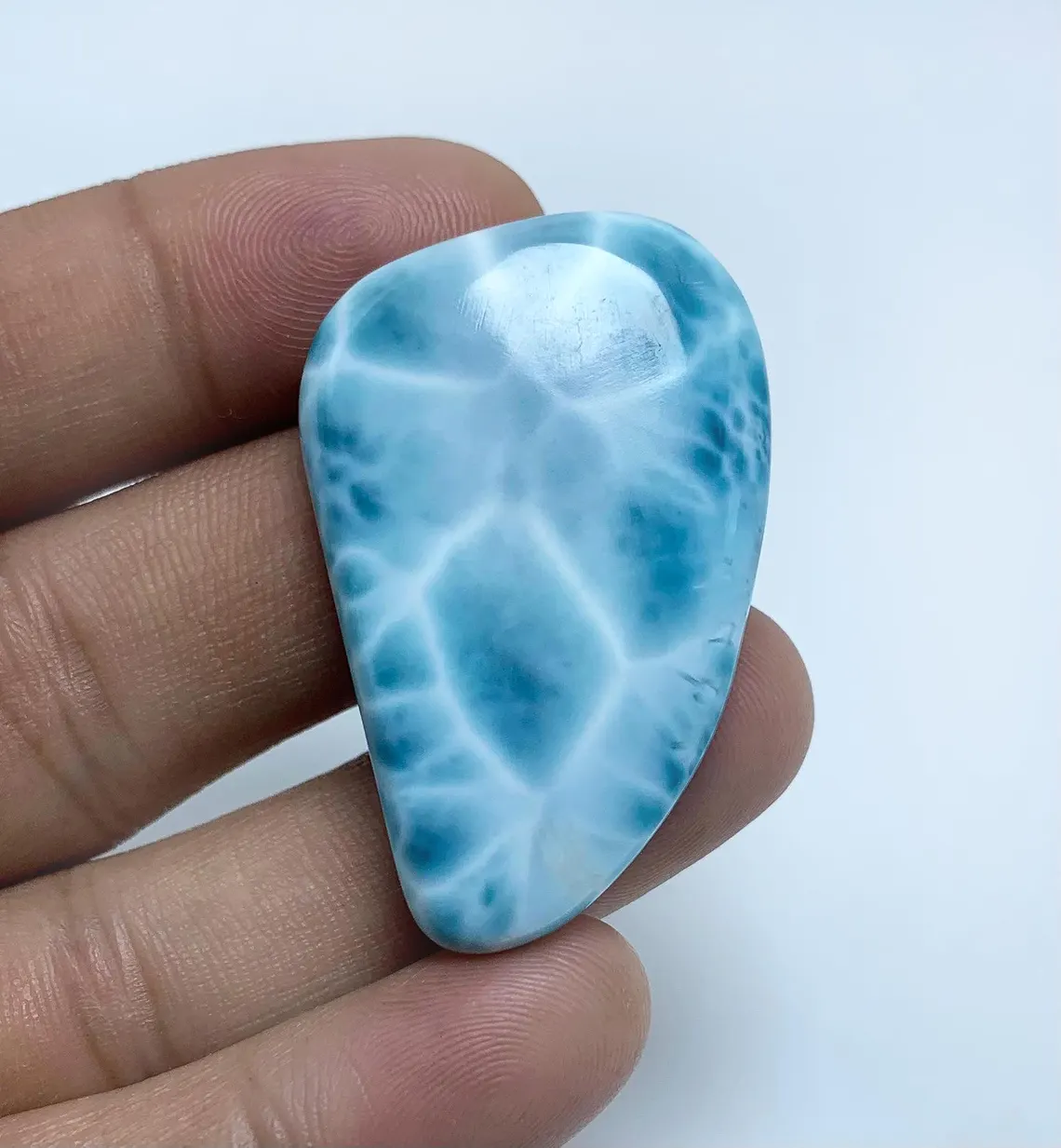 Larimar Cabochon 39mm x 24mm